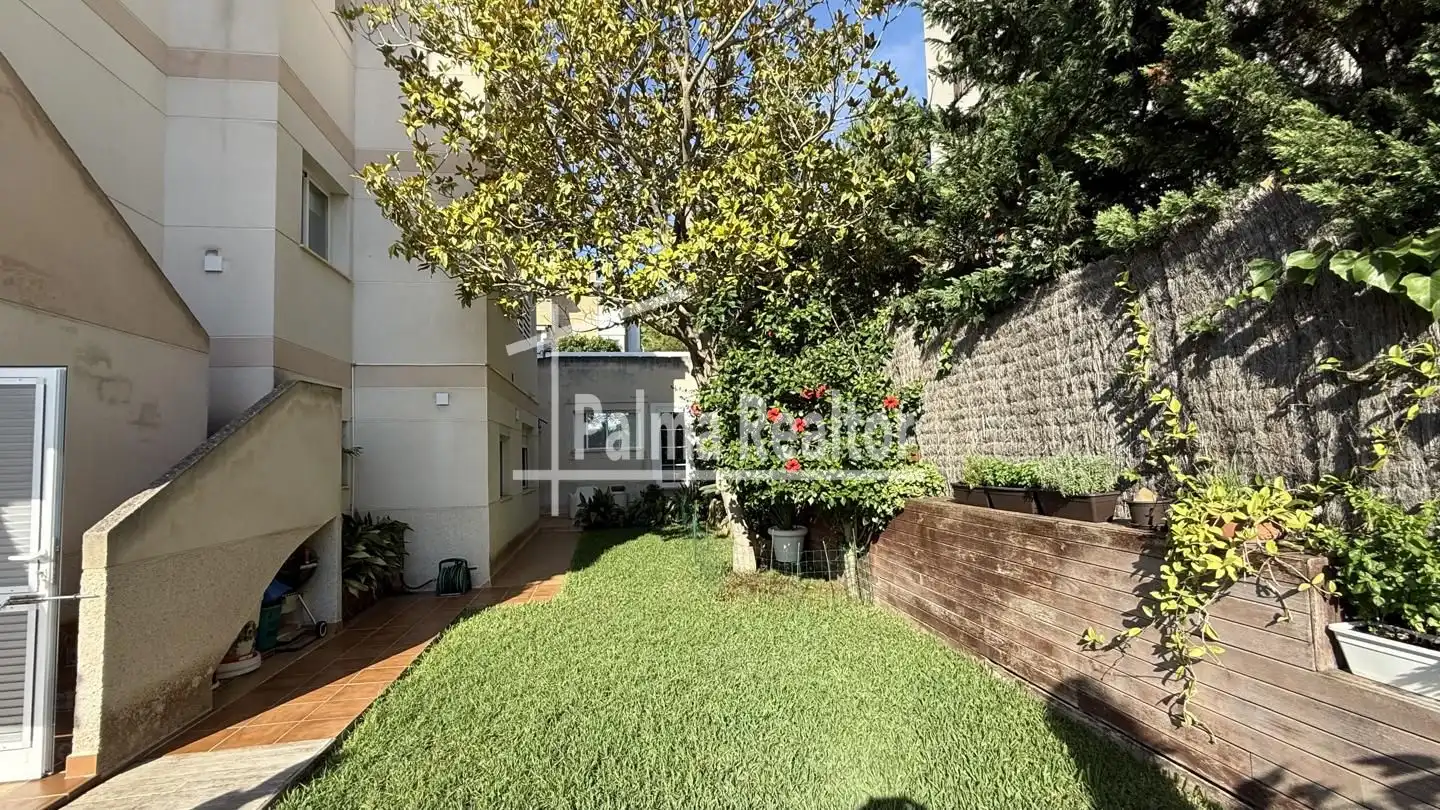 Vista exterior de Dúplex en venda en  Palma de Mallorca amb Aire condicionat, Calefacció i Jardí privat