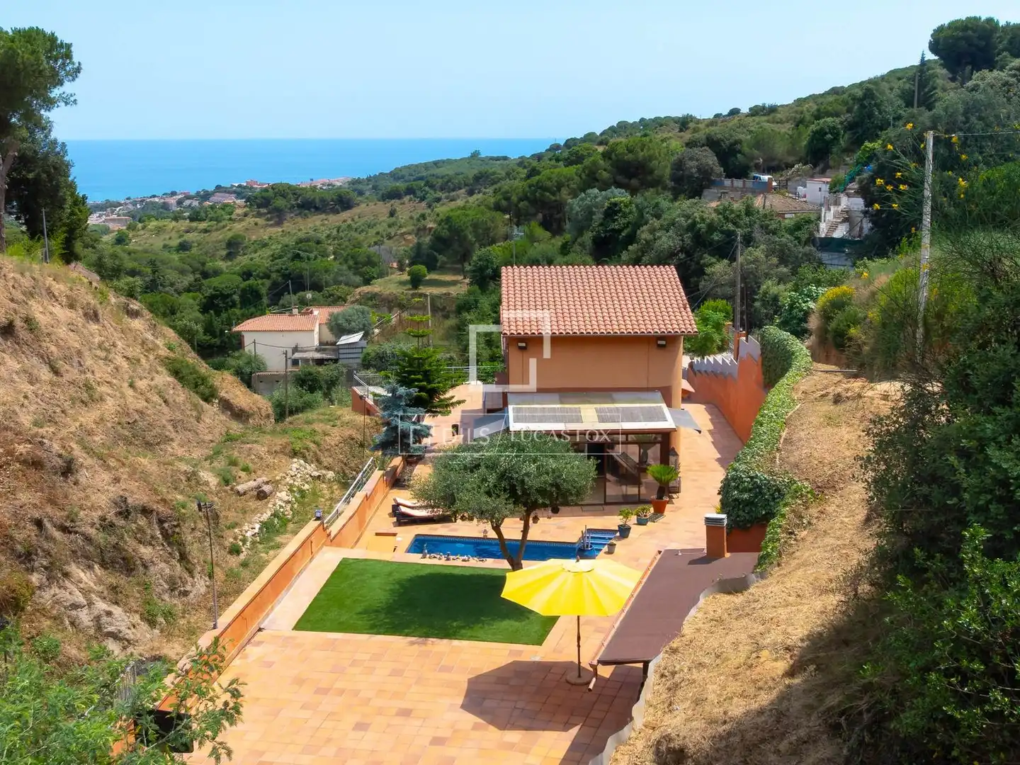 Vista exterior de Casa o chalet en venta en Teià con Aire acondicionado, Calefacción y Jardín privado