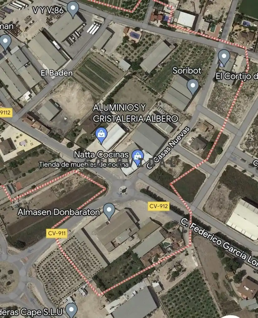 Terreno industrial en venta en Rafal