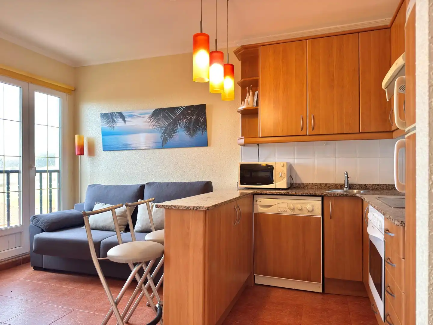 Cocina de Apartamento en venta en Ruiloba