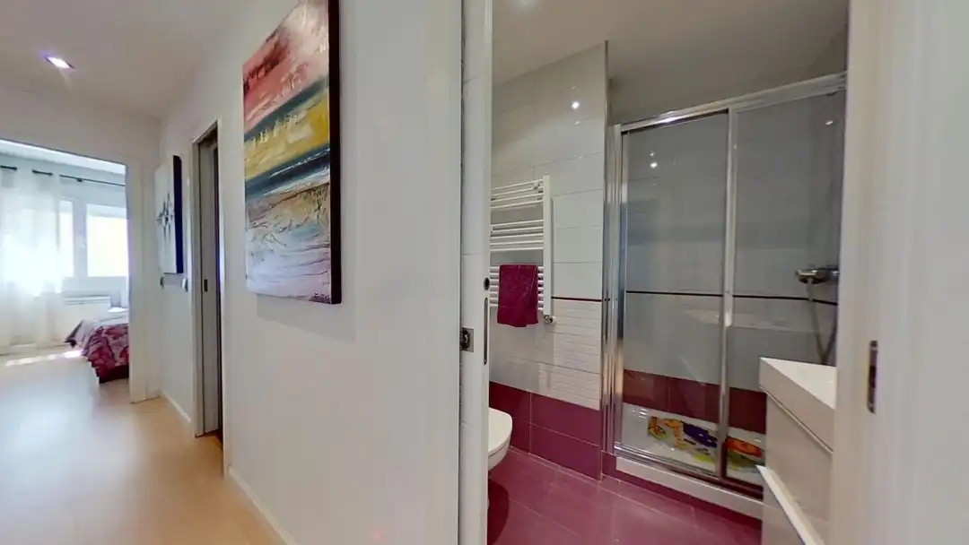 Baño de Piso de alquiler en Madrid con Aire acondicionado, Calefacción y Balcón