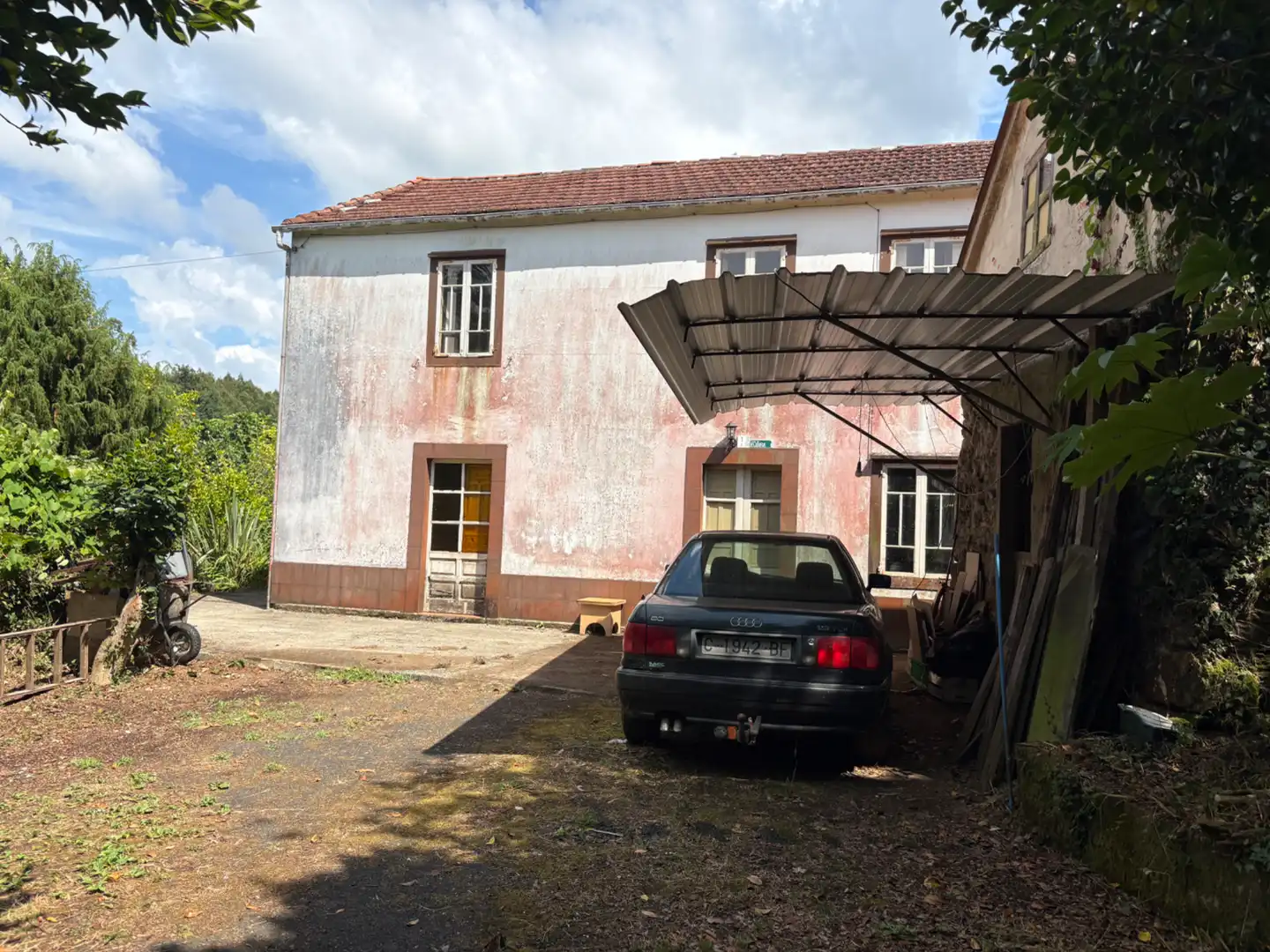 Vista exterior de Casa o chalet en venta en San Sadurniño con Jardín privado, Trastero y Amueblado