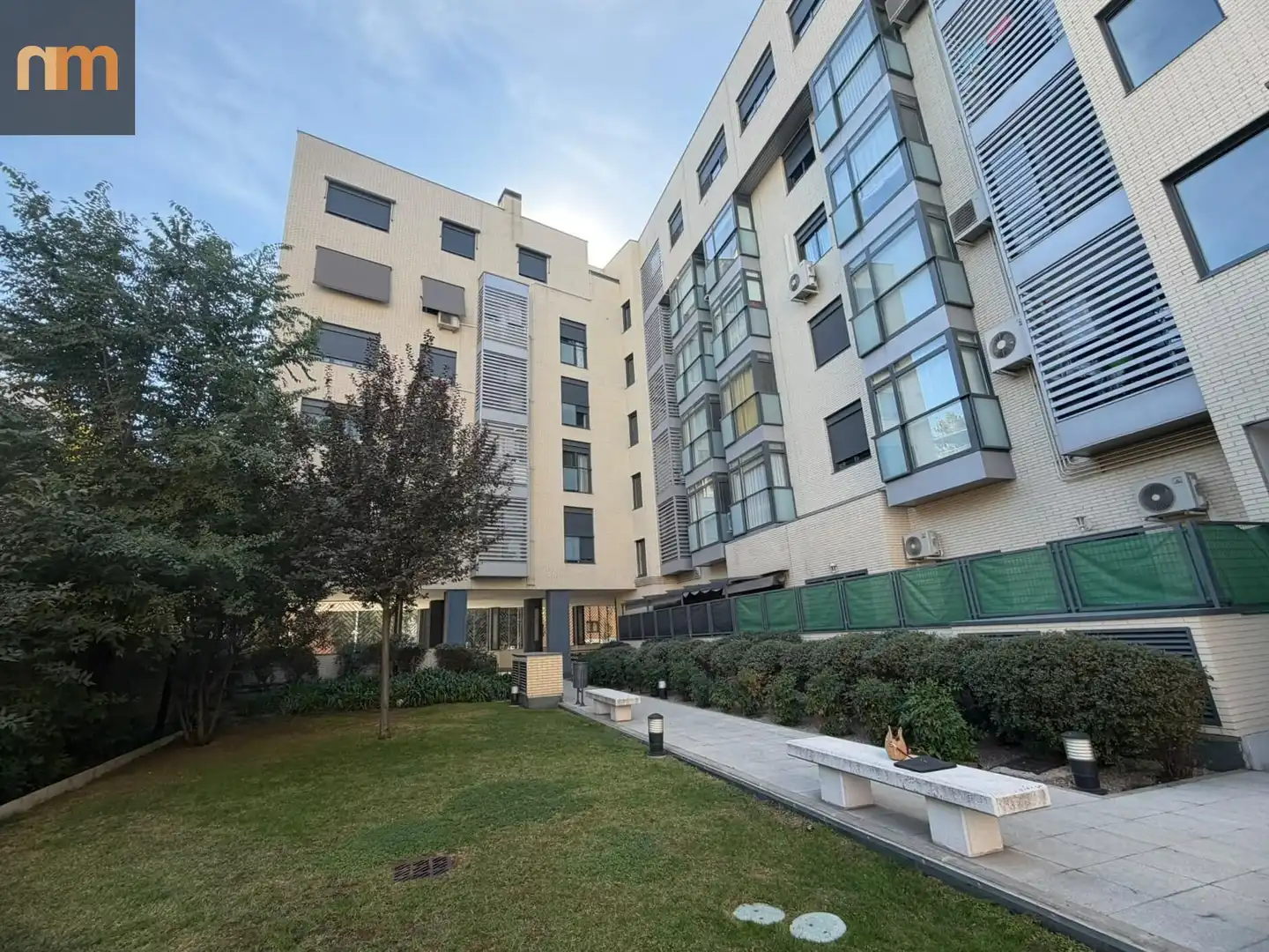 Exterior view of Flat for sale in Madrid  with Air Conditioner, Heating and Private garden