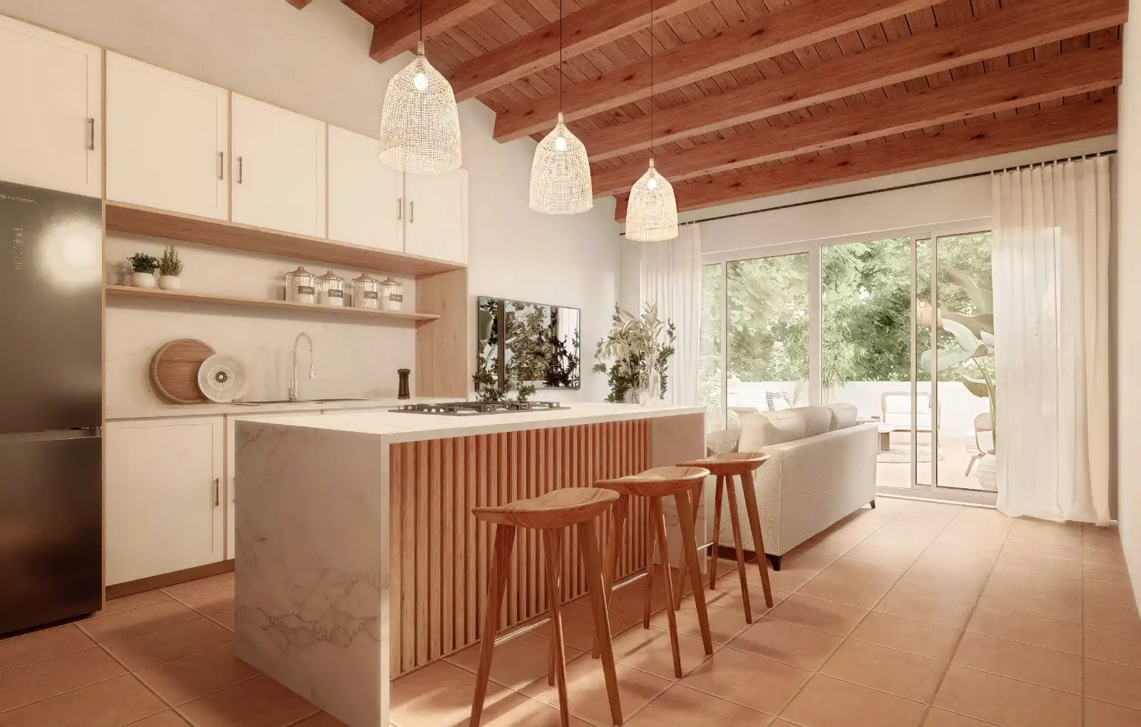 Cocina de Piso en venta en Vilanova i la Geltrú con Aire acondicionado, Calefacción y Parquet