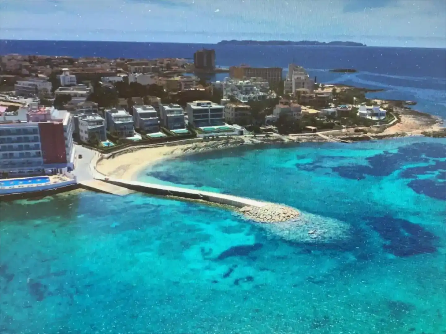 Vista exterior de Dúplex de lloguer en Ses Salines amb Aire condicionat, Traster i Piscina