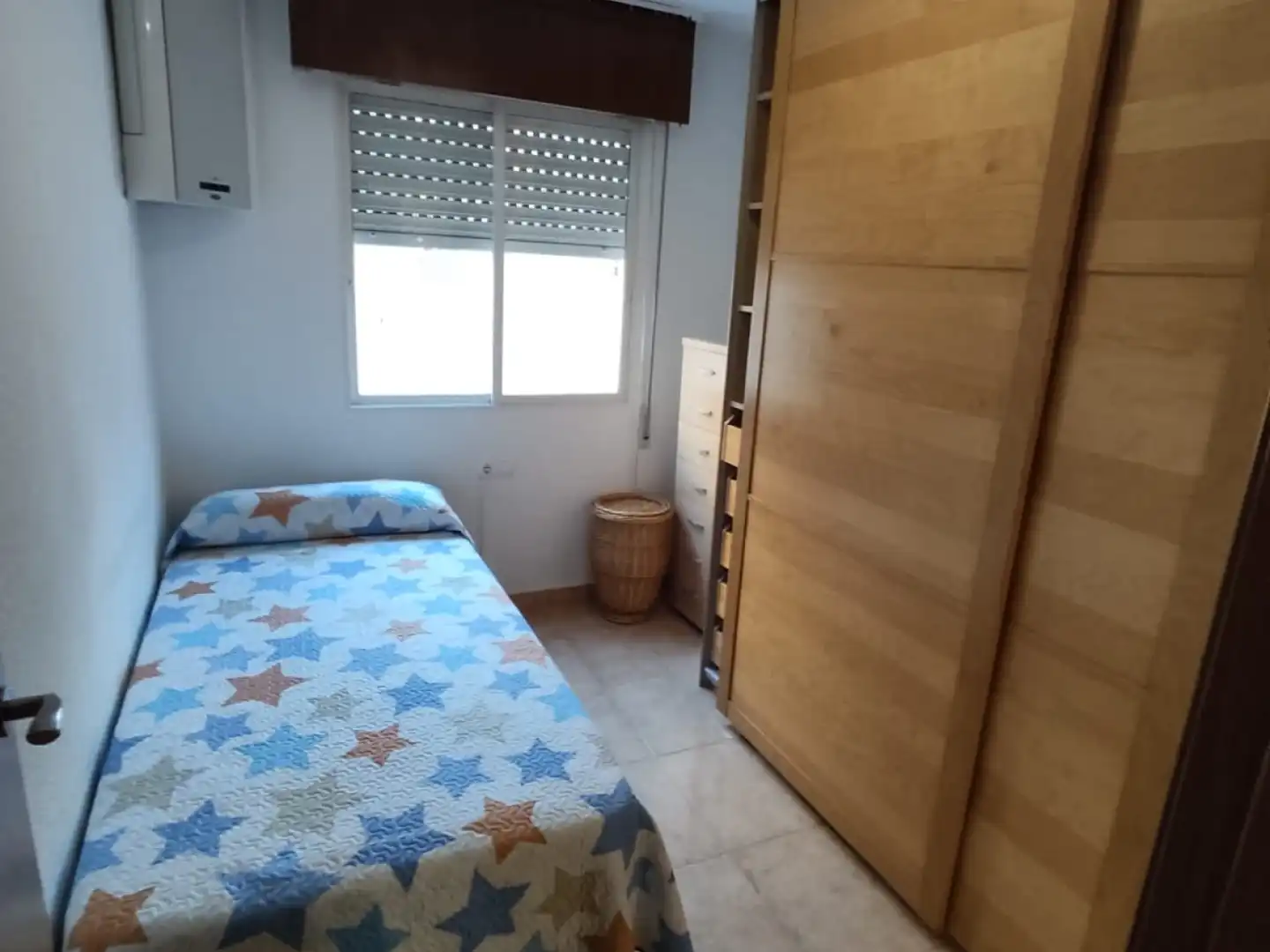 Bedroom of Flat for rent in Murcia  with Air Conditioner, Heating and Furnished