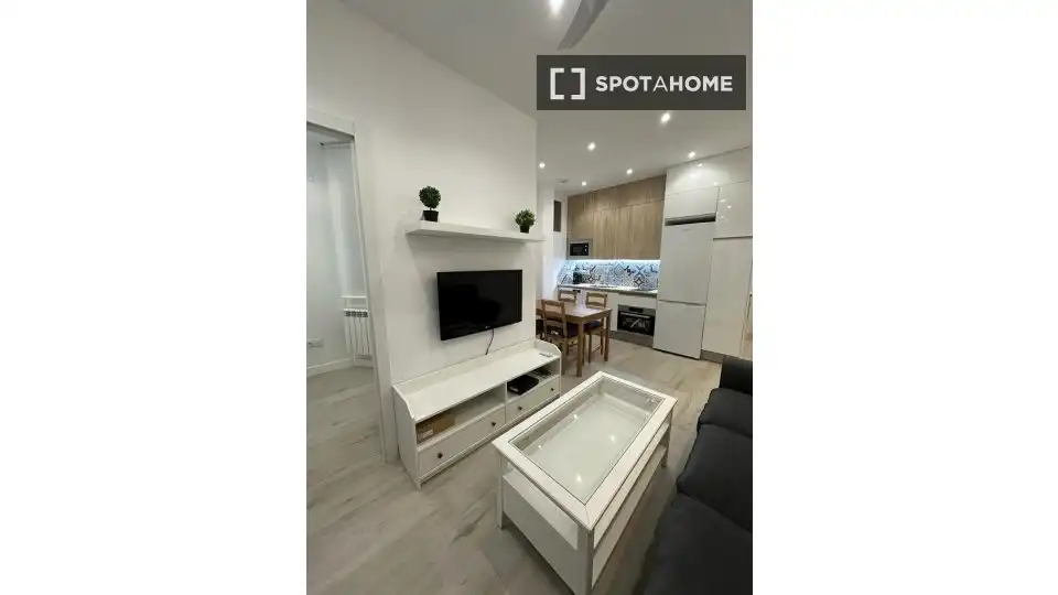 Exterior view of Flat for rent in  Madrid Capital  with Air Conditioner, Heating and Furnished