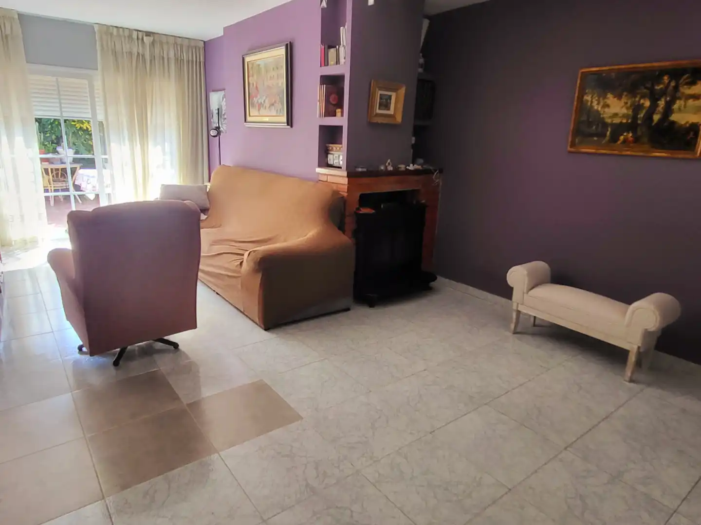 Sala de estar de Casa adosada en venta en Altafulla con Aire acondicionado, Calefacción y Jardín privado