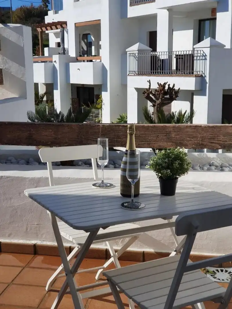 Terrassa de Casa adosada de lloguer en La Alcaidesa amb Jardí privat, Terrassa i Jacuzzi
