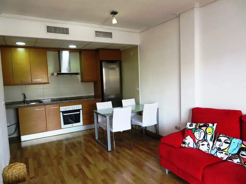 Kitchen of Flat for rent in Ondara  with Air Conditioner, Terrace and Furnished