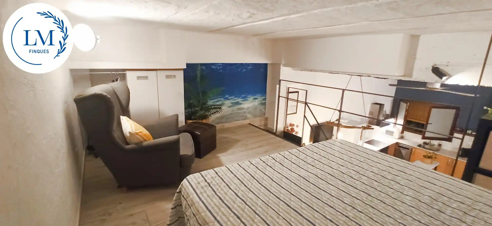 Schlafzimmer von Loft zur Miete in Vilanova i la Geltrú