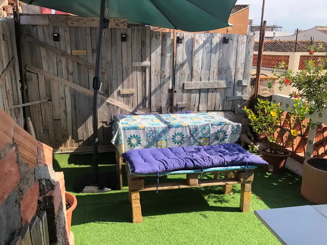 Garden of Houses for sale in Bellreguard  with Air Conditioner and Furnished