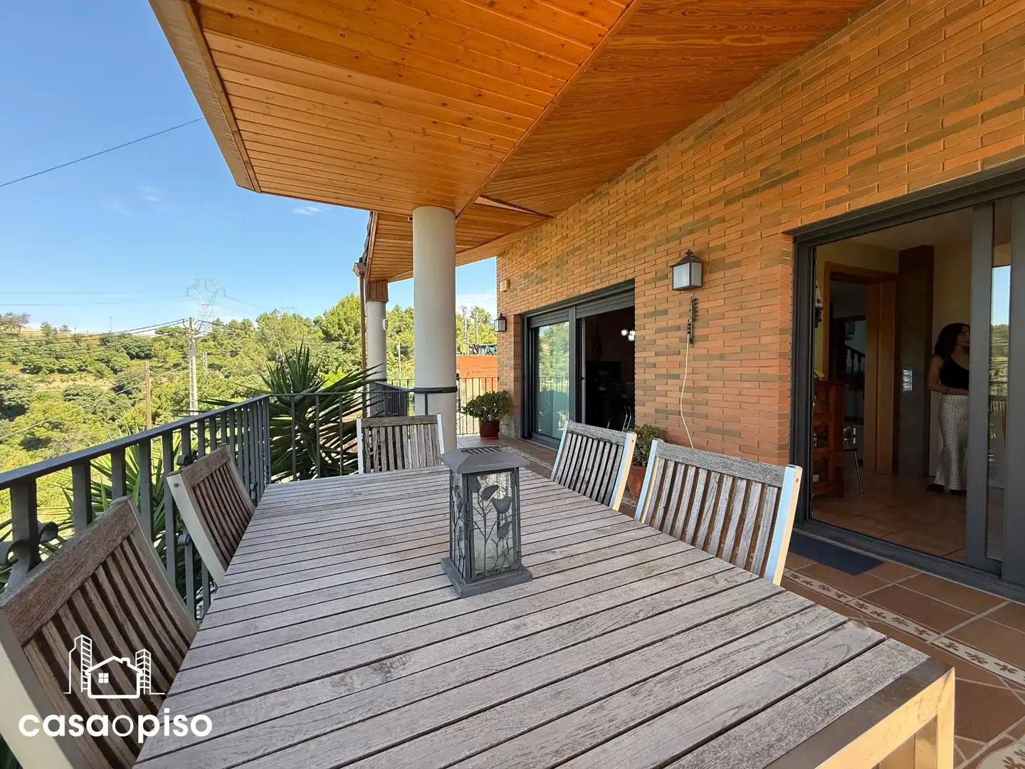 Terrasse von Haus oder Chalet zum Verkauf in Rubí mit Klimaanlage, Heizung und Privatgarten