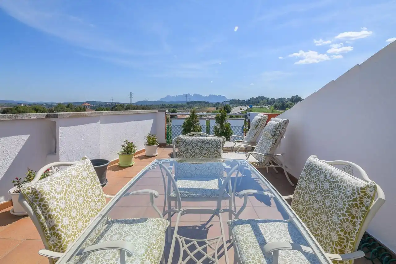 Terrassa de Casa o xalet en venda en Sant Joan de Vilatorrada amb Calefacció, Parquet i Terrassa
