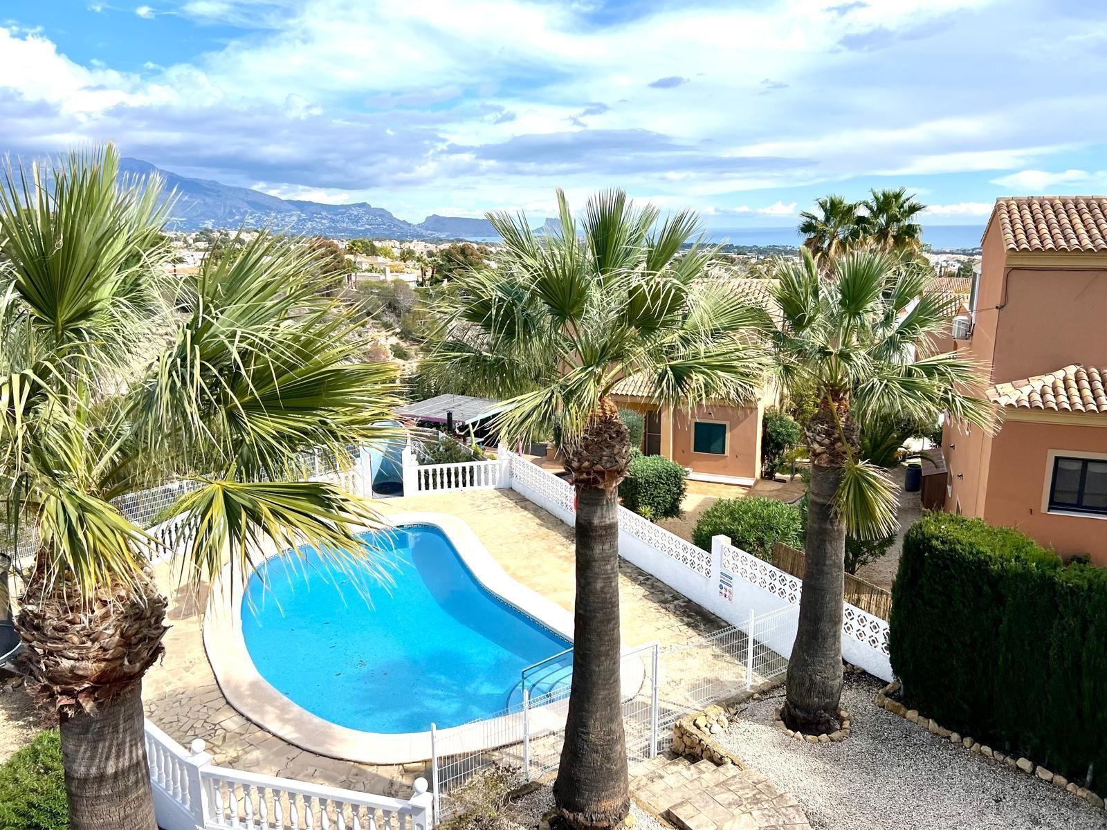 Exterior view of Single-family semi-detached for sale in La Nucia  with Air Conditioner, Heating and Storage room