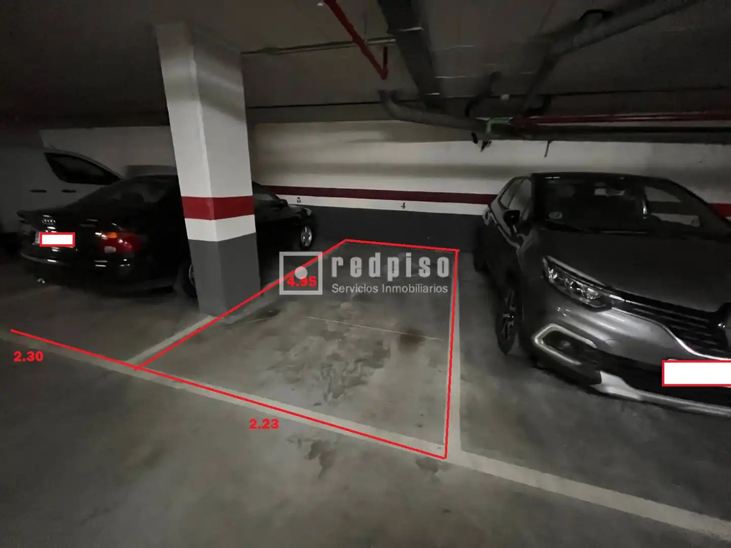 Parking of Flat for sale in Madrid  with Air Conditioner, Heating and Private garden