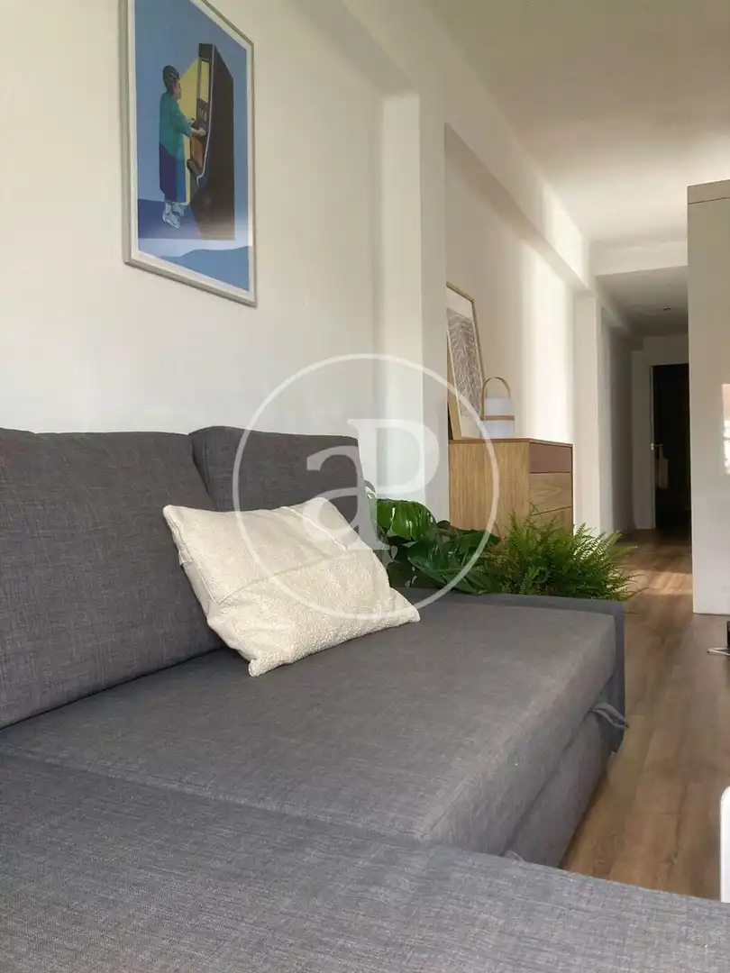 Sala de estar de Piso de alquiler en  Valencia Capital con Aire acondicionado, Calefacción y Terraza