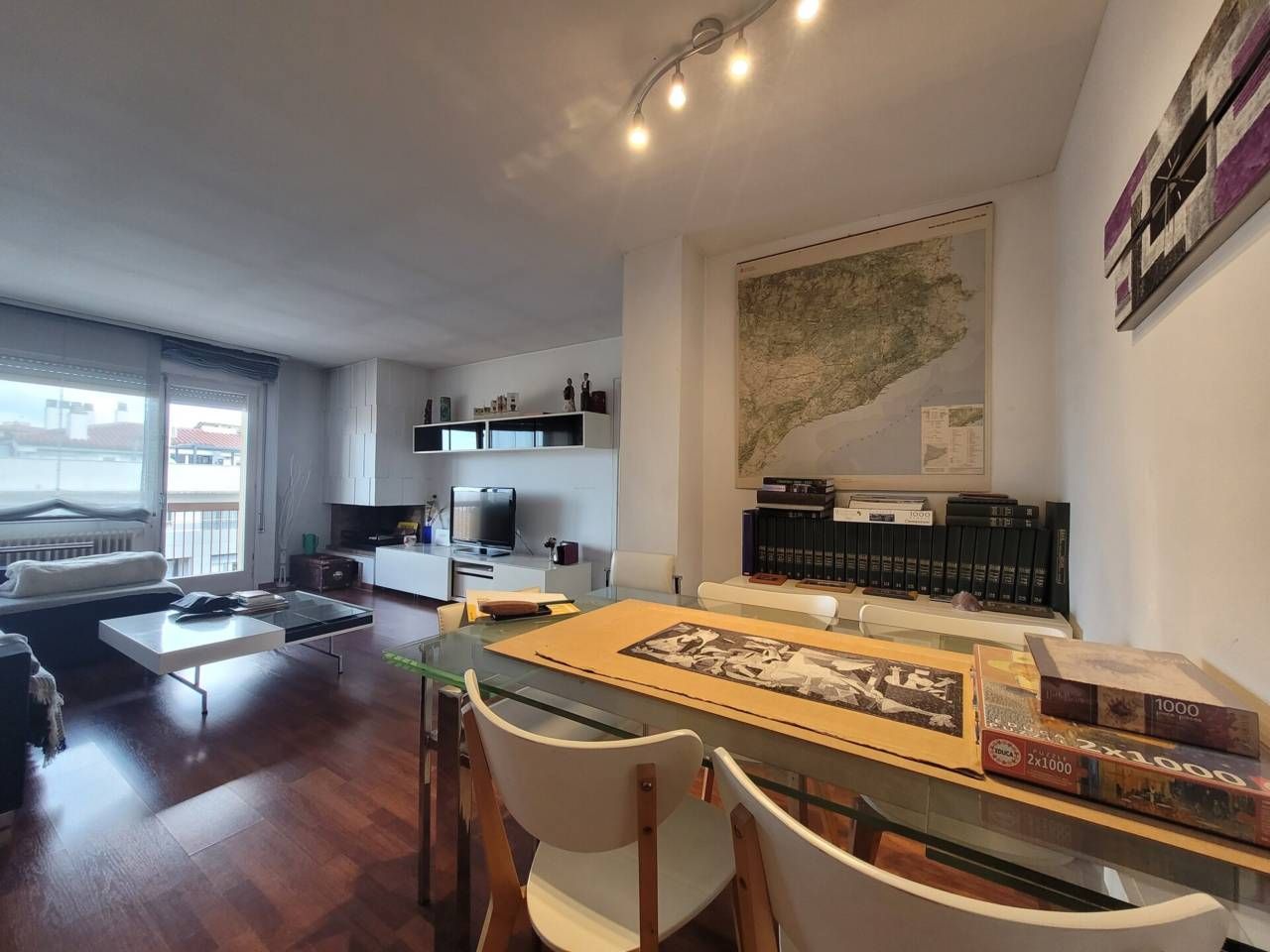 Sala d'estar de Dúplex en venda en Vic amb Aire condicionat, Calefacció i Parquet