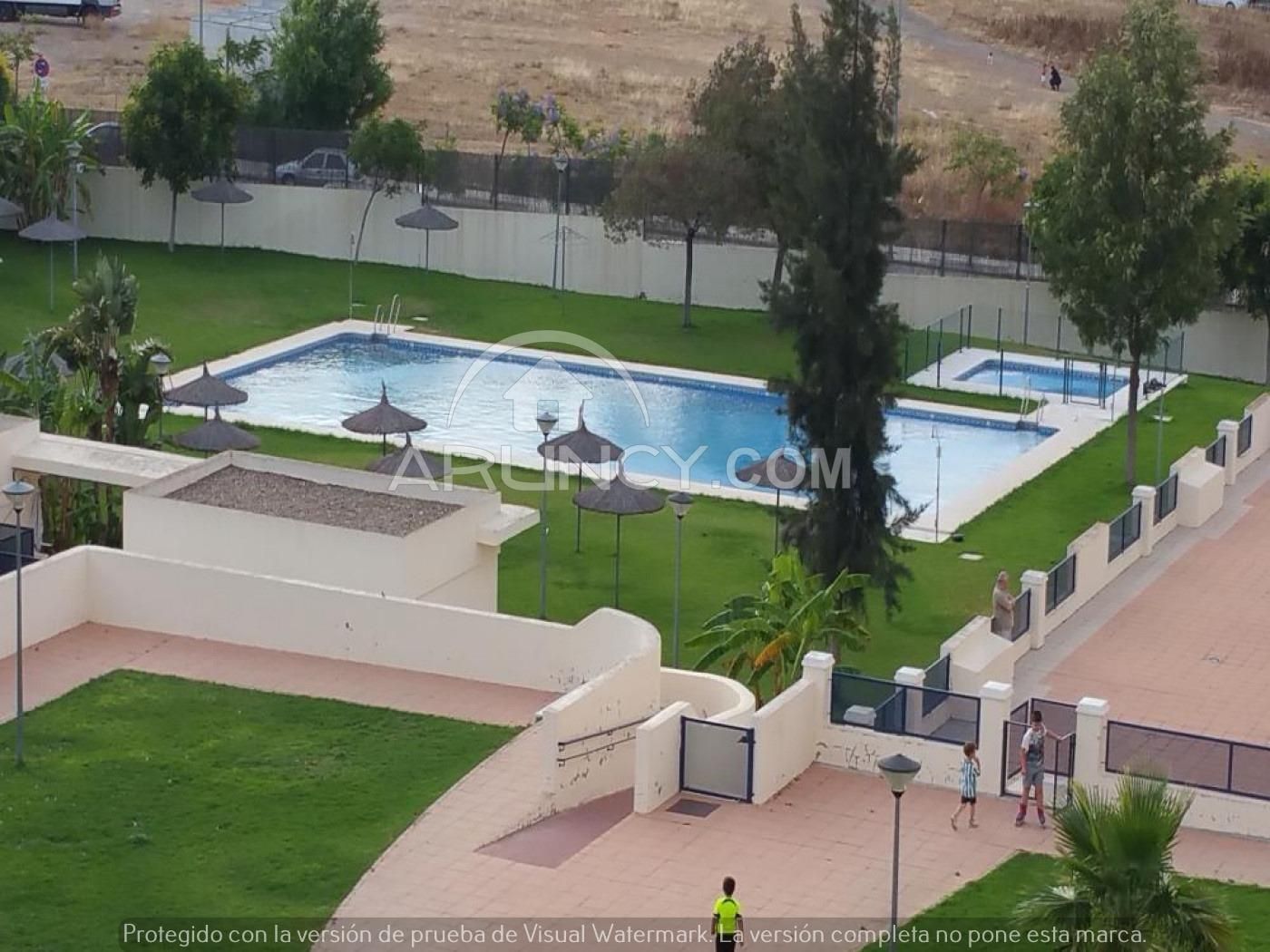 Swimming pool of Flat for sale in Alcalá de Guadaira  with Air Conditioner and Community pool