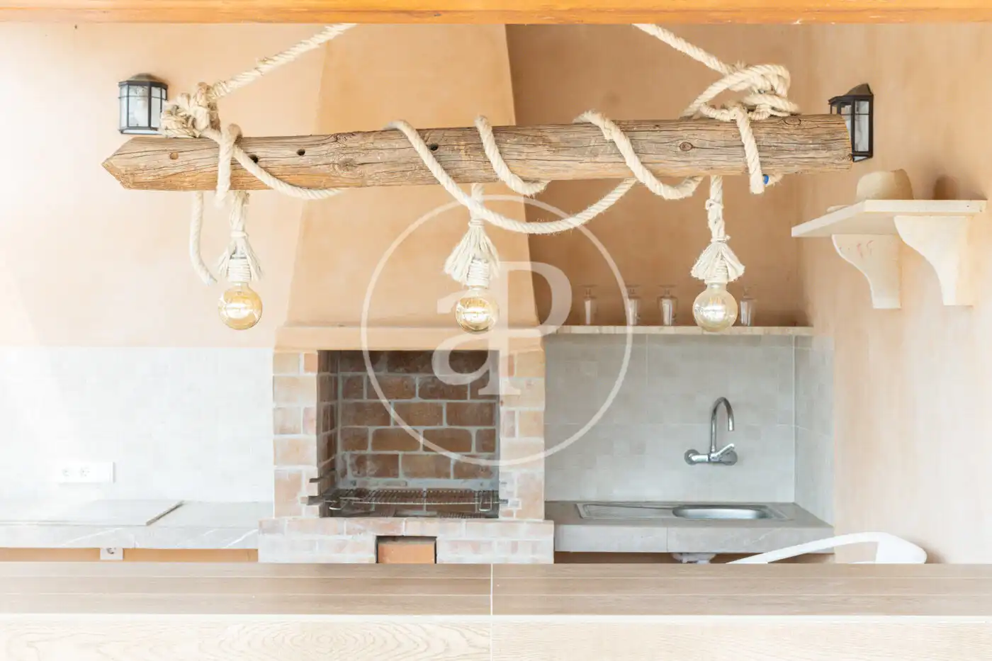 Kitchen of Houses for rent in Felanitx  with Air Conditioner, Private garden and Swimming Pool