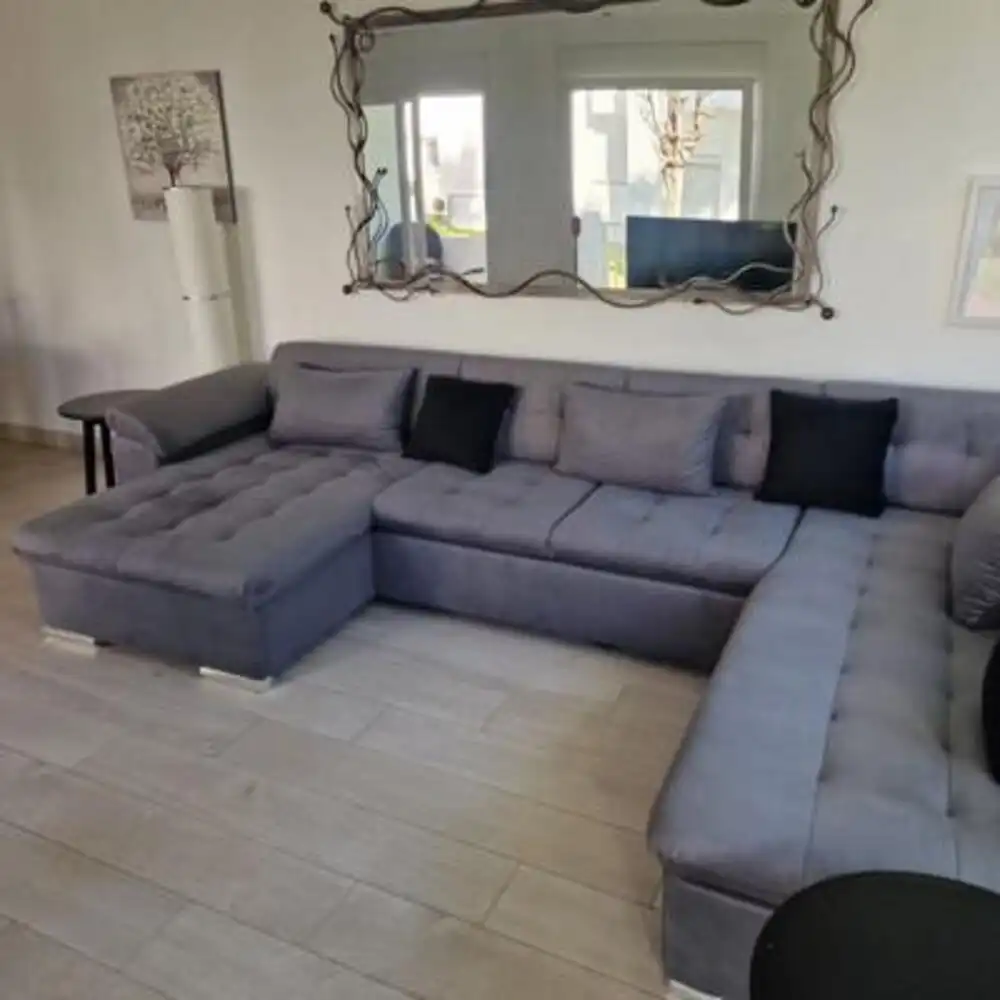 Sala d'estar de Planta baixa de lloguer en Marbella amb Aire condicionat, Terrassa i Piscina