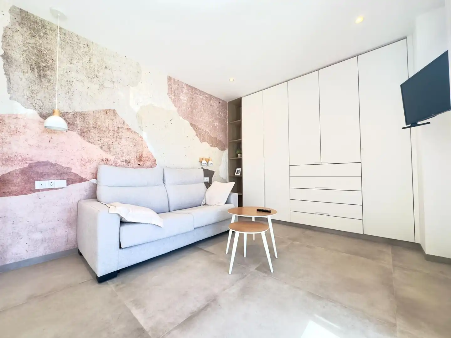Sala d'estar de Apartament en venda en San Pedro del Pinatar amb Aire condicionat, Terrassa i Traster