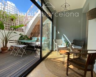 Terrace of Flat to rent in  Barcelona Capital  with Air Conditioner, Heating and Terrace