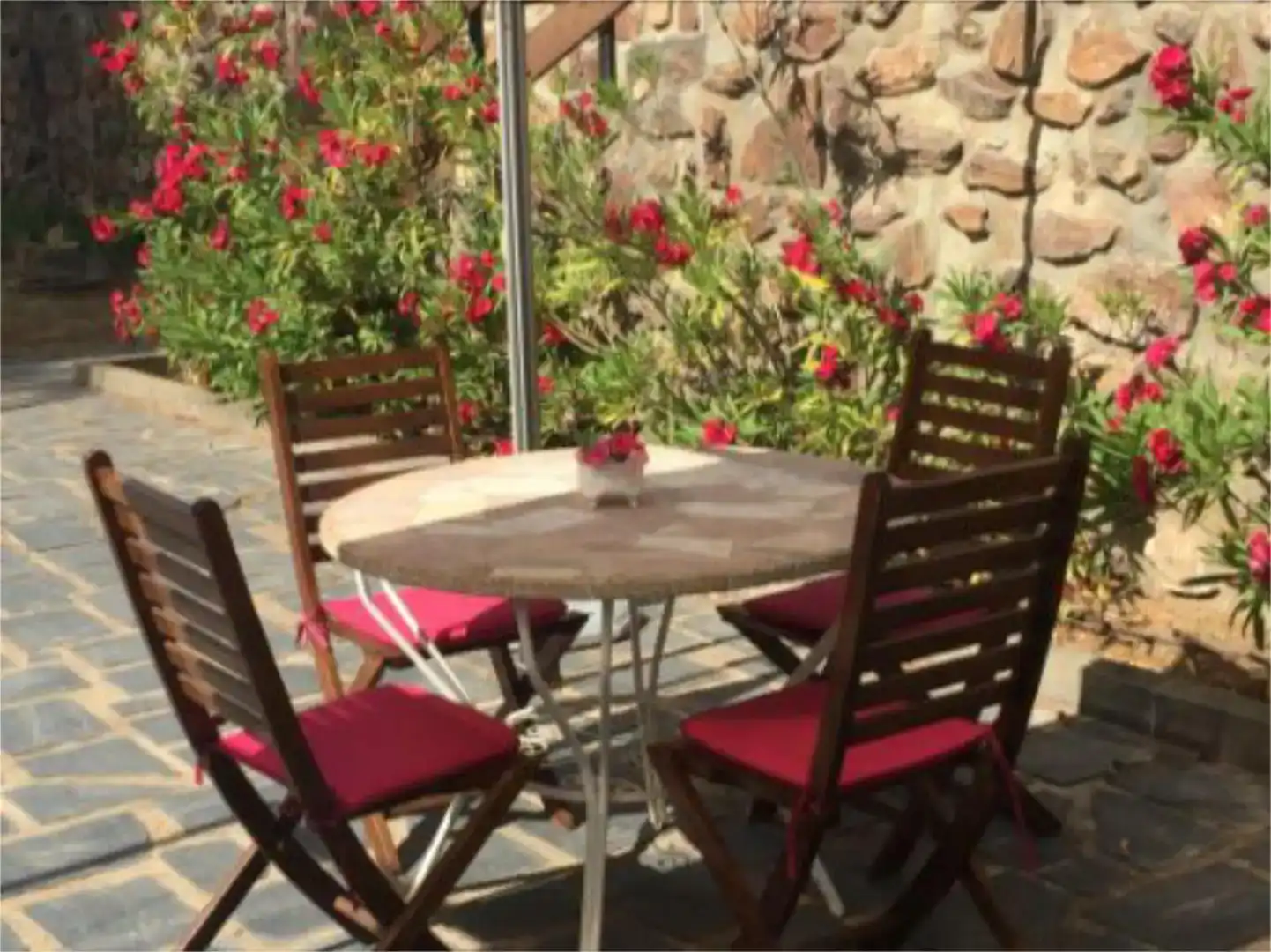 Terraza de Casa o chalet en venta en Los Navalmorales con Aire acondicionado, Jardín privado y Piscina