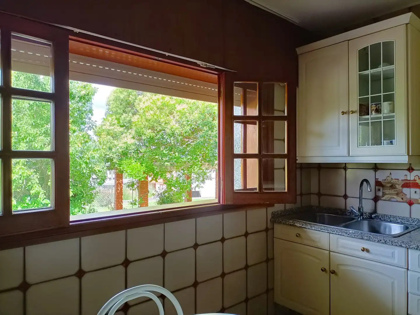 Cocina de Casa o chalet de alquiler en A Guarda   con Calefacción, Jardín privado y Parquet
