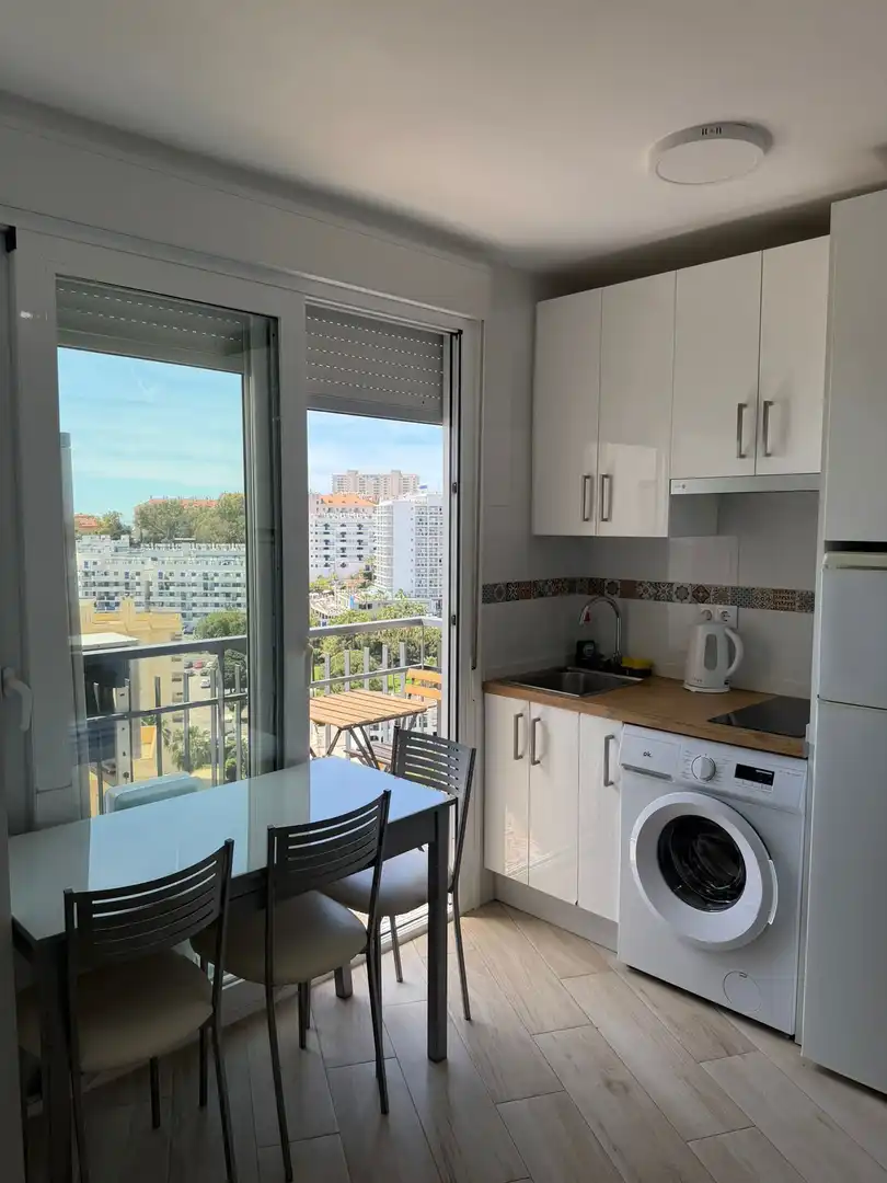 Kitchen of Study for rent in Benalmádena  with Air Conditioner, Heating and Furnished