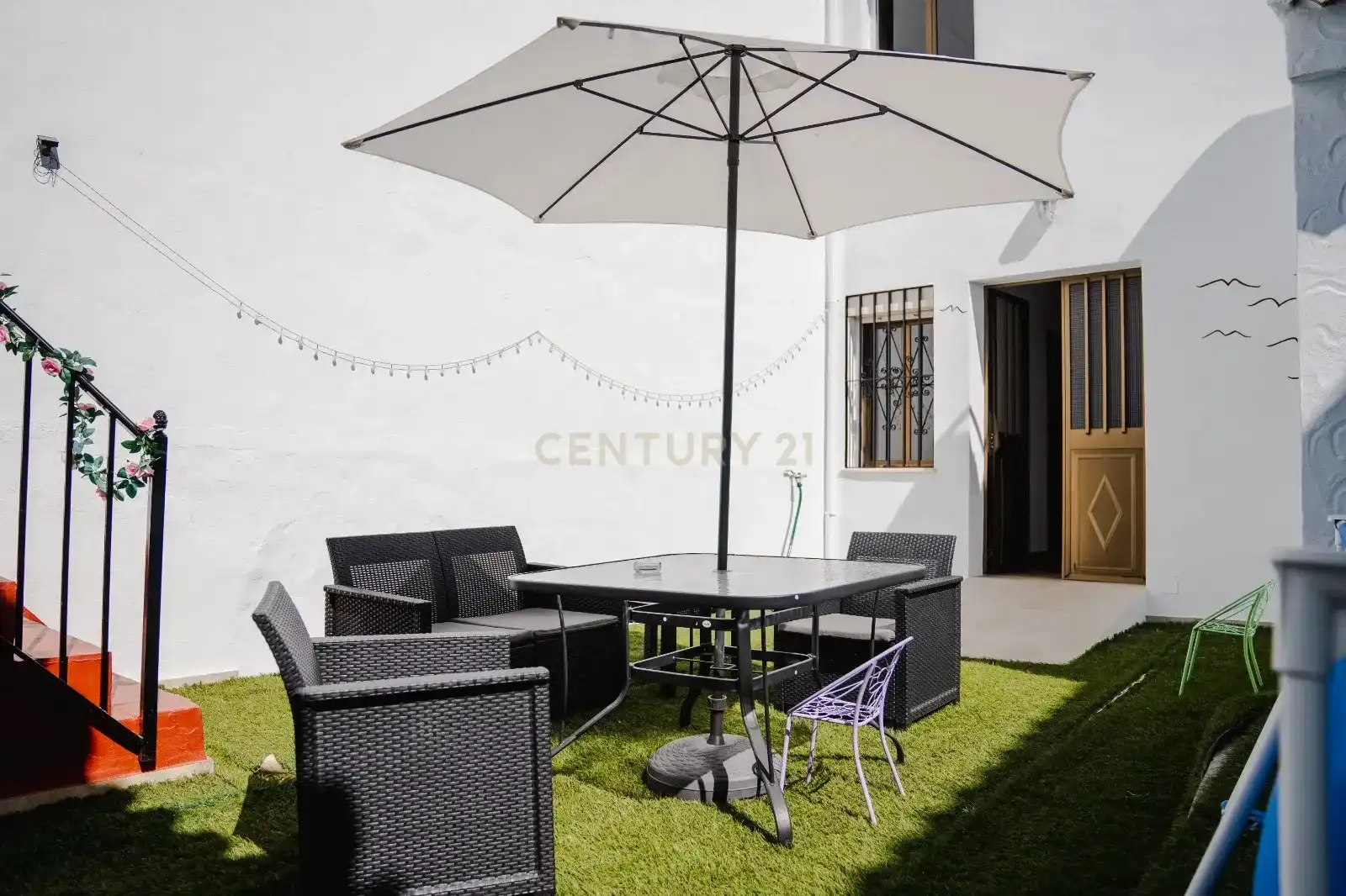 Terrassa de Casa o xalet de lloguer en Yunquera amb Aire condicionat, Jardí privat i Traster