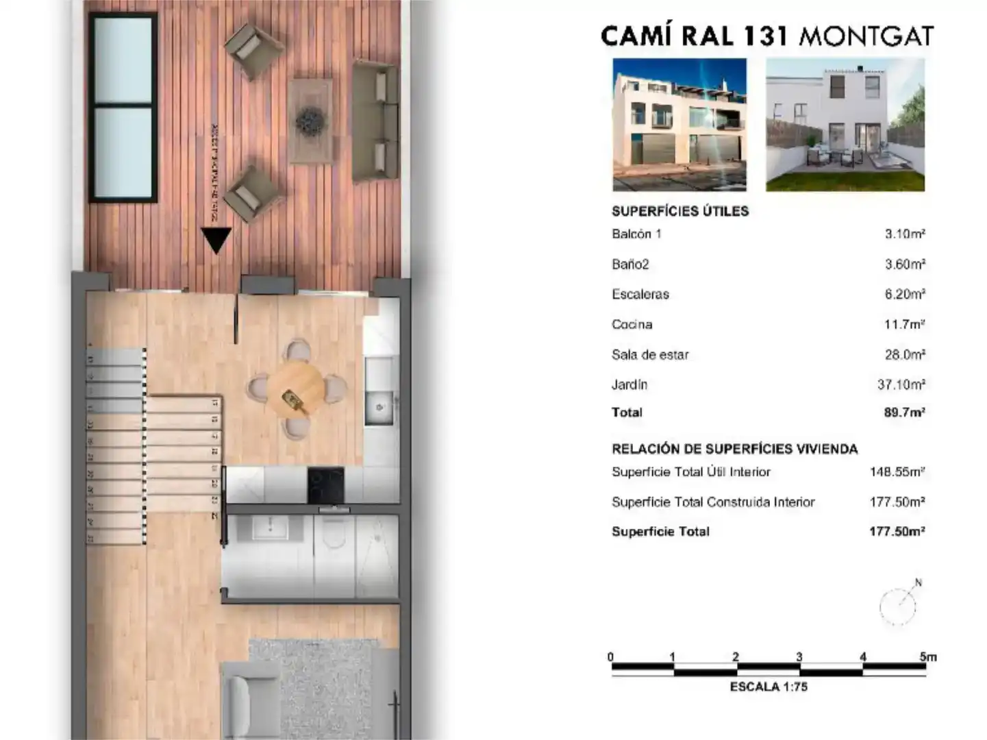 Casa o xalet en venda en Montgat amb Aire condicionat i Balcó