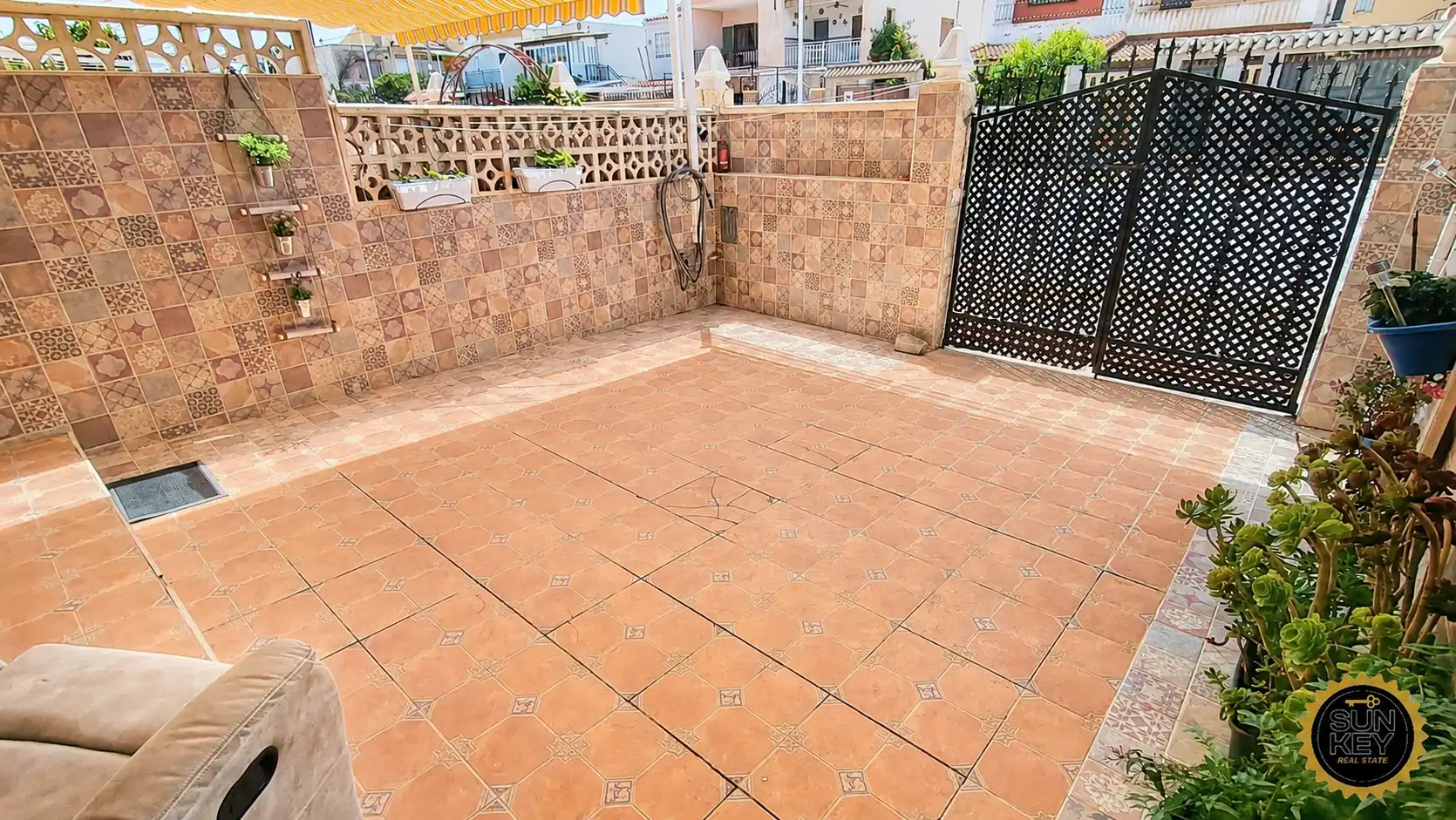 Terrasse von Maisonette zum Verkauf in Mazarrón mit Möbliert