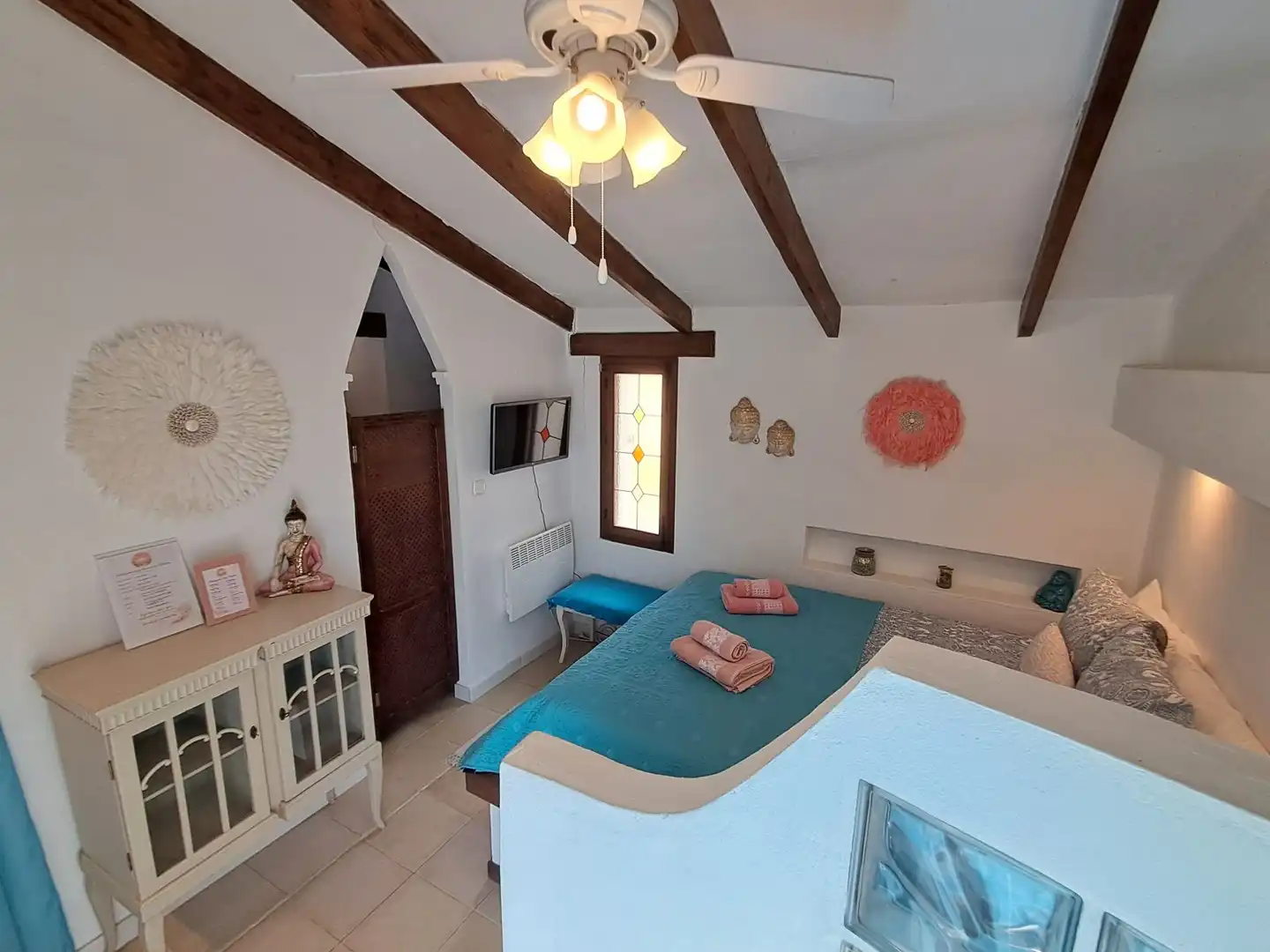 Bedroom of Country homes for sale in Villanueva de la Concepción  with Air Conditioner, Heating and Private garden