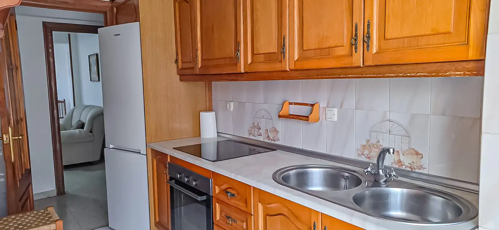 Küche von Wohnung zur Miete in Linares mit Möbliert, Ofen und Waschmaschine