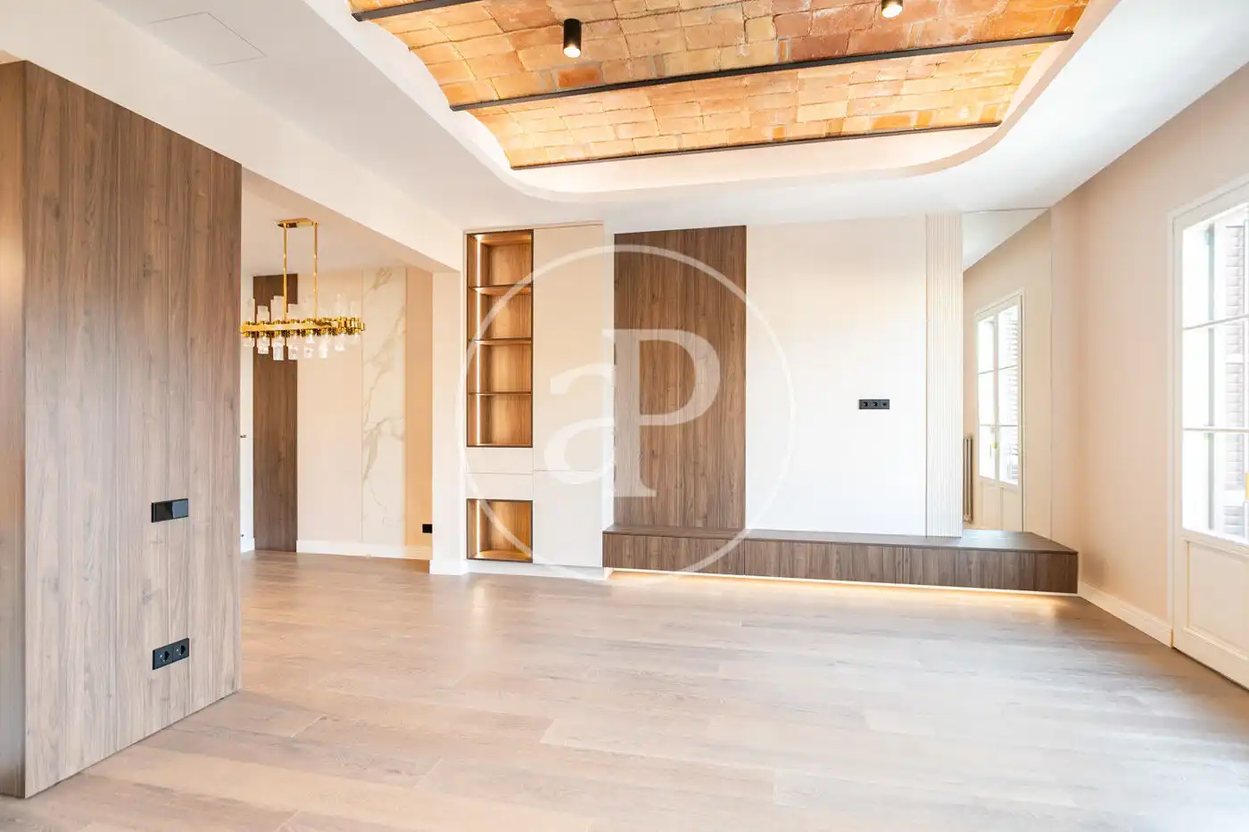 Living room of Flat for sale in Barcelona  with Air Conditioner, Heating and Balcony