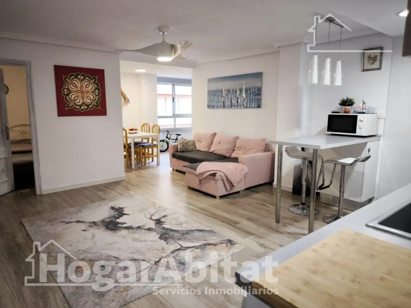 Living room of Flat for sale in Cullera  with Air Conditioner, Heating and Furnished
