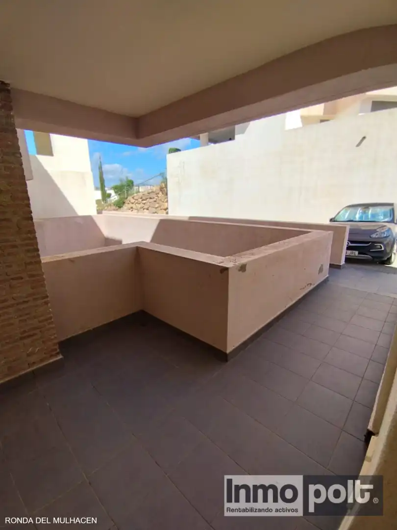Terrasse von Wohnung zur Miete in Vera mit Klimaanlage, Heizung und Privatgarten