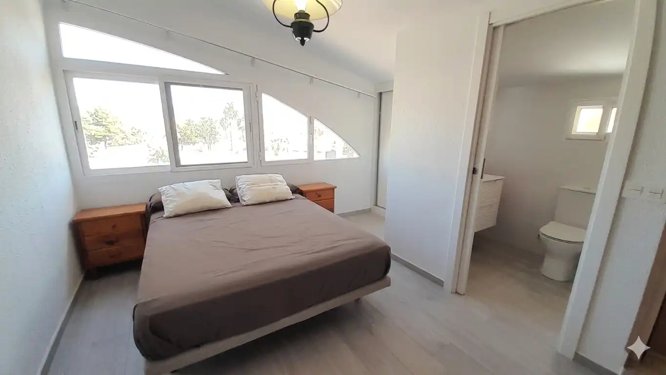 Dormitori de Casa o xalet en venda en Mazarrón amb Aire condicionat, Jardí privat i Piscina