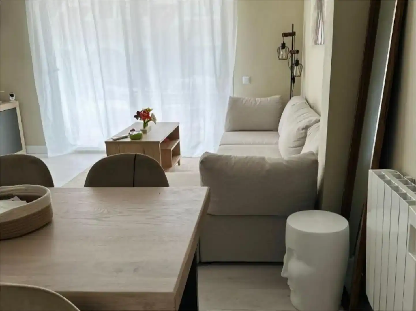 Wohnzimmer von Wohnung zum Verkauf in Es Mercadal mit Klimaanlage, Schwimmbad und Balkon