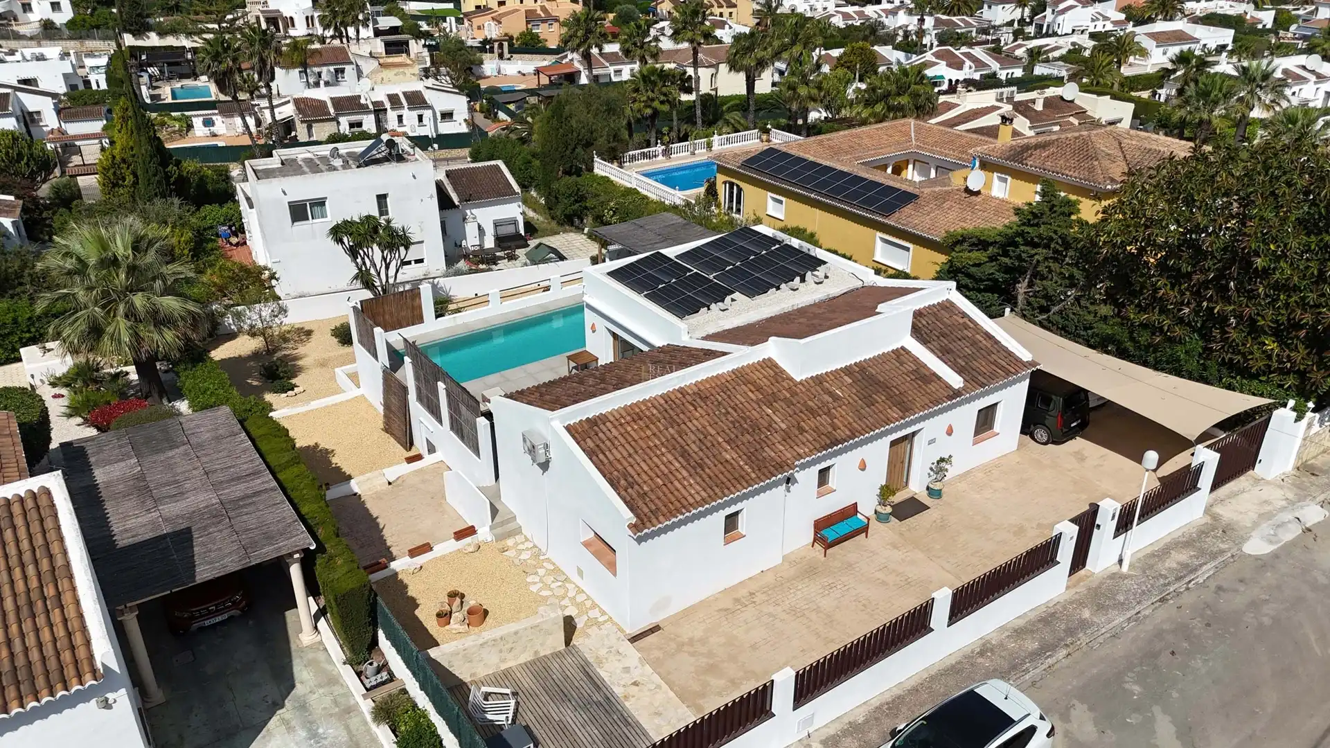 Exterior view of Houses for sale in Jávea / Xàbia  with Air Conditioner, Terrace and Storage room