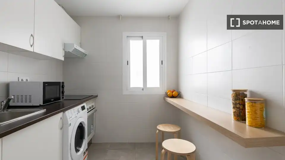 Cocina de Piso de alquiler en Getafe con Aire acondicionado, Calefacción y Amueblado