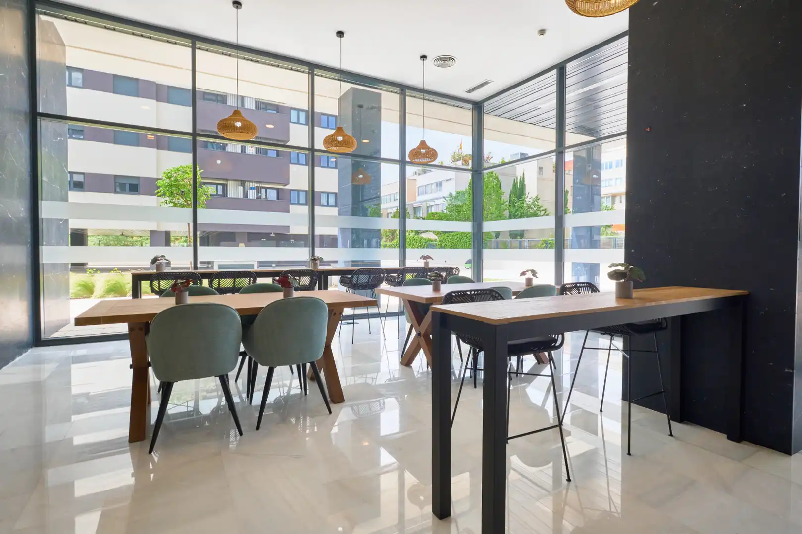 Esszimmer von Wohnung zur Miete in Madrid mit Klimaanlage, Terrasse und Abstellraum