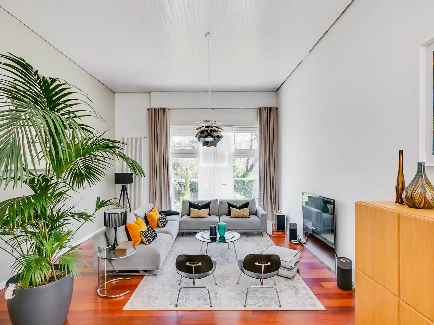 Sala de estar de Casa o chalet en venta en Algete con Aire acondicionado, Jardín privado y Parquet