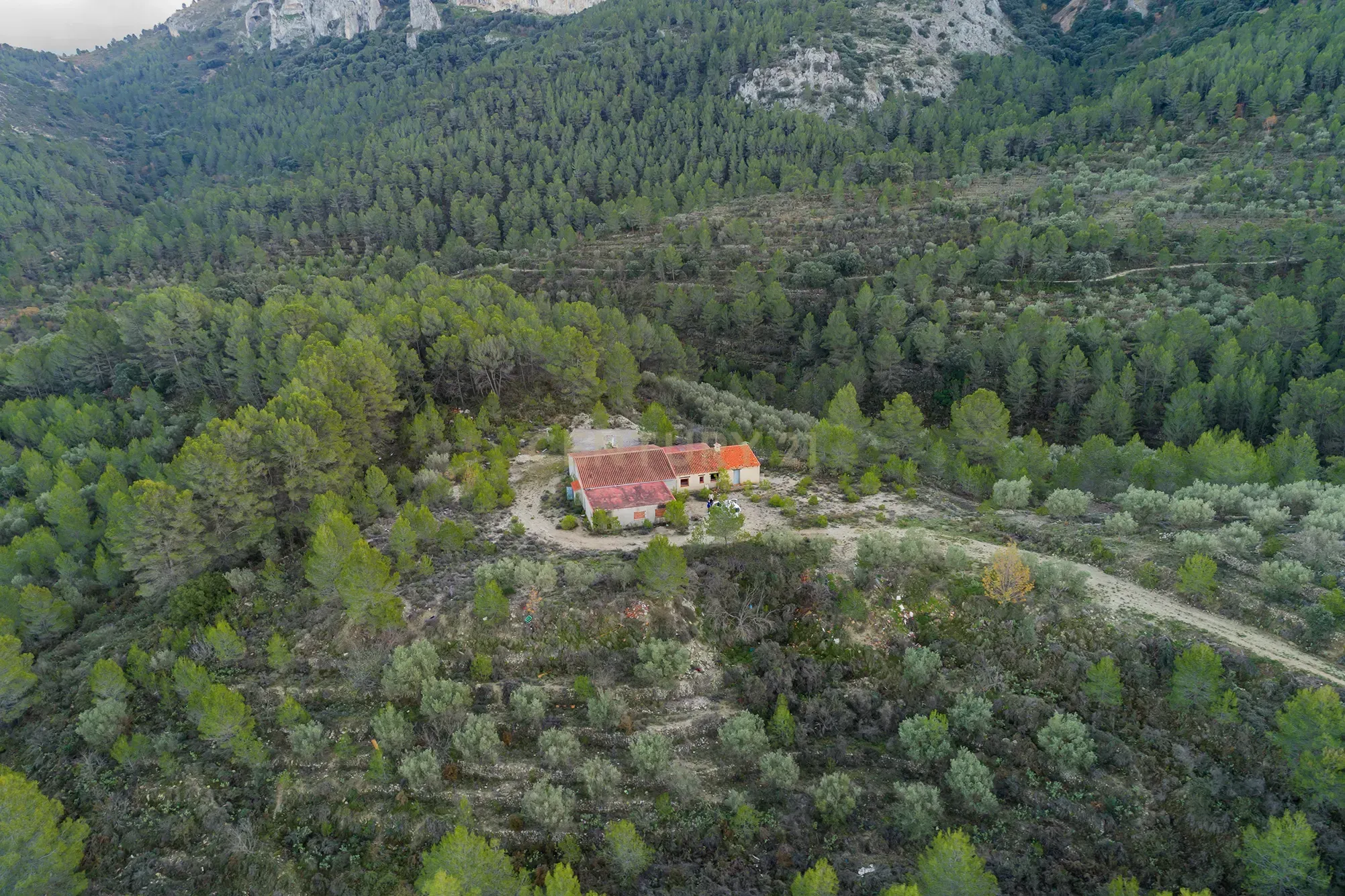 Exterior view of House or chalet for sale in Castell de Castells  with Private garden