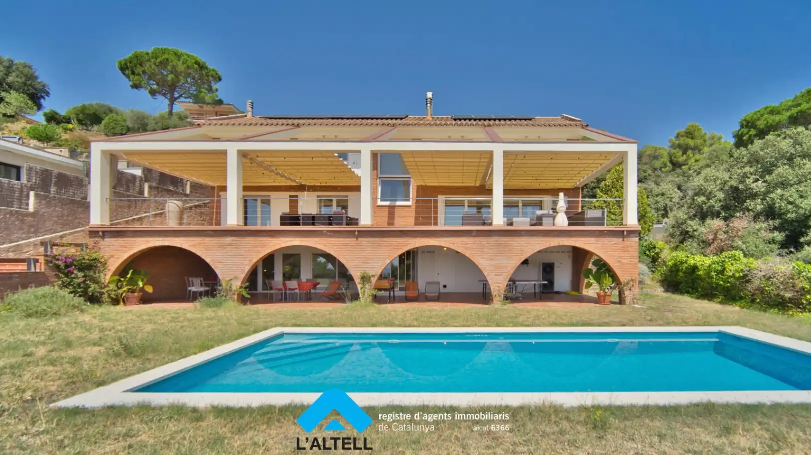 Jardín de Casa o chalet en venta en L'Ametlla del Vallès con Aire acondicionado, Calefacción y Jardín privado
