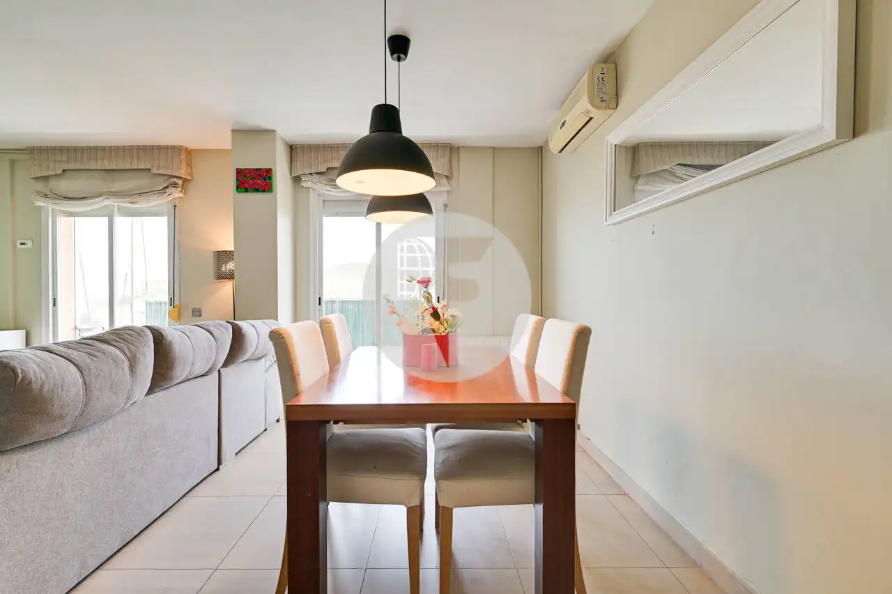 Dining room of Attic for sale in Mollet del Vallès  with Air Conditioner, Heating and Balcony