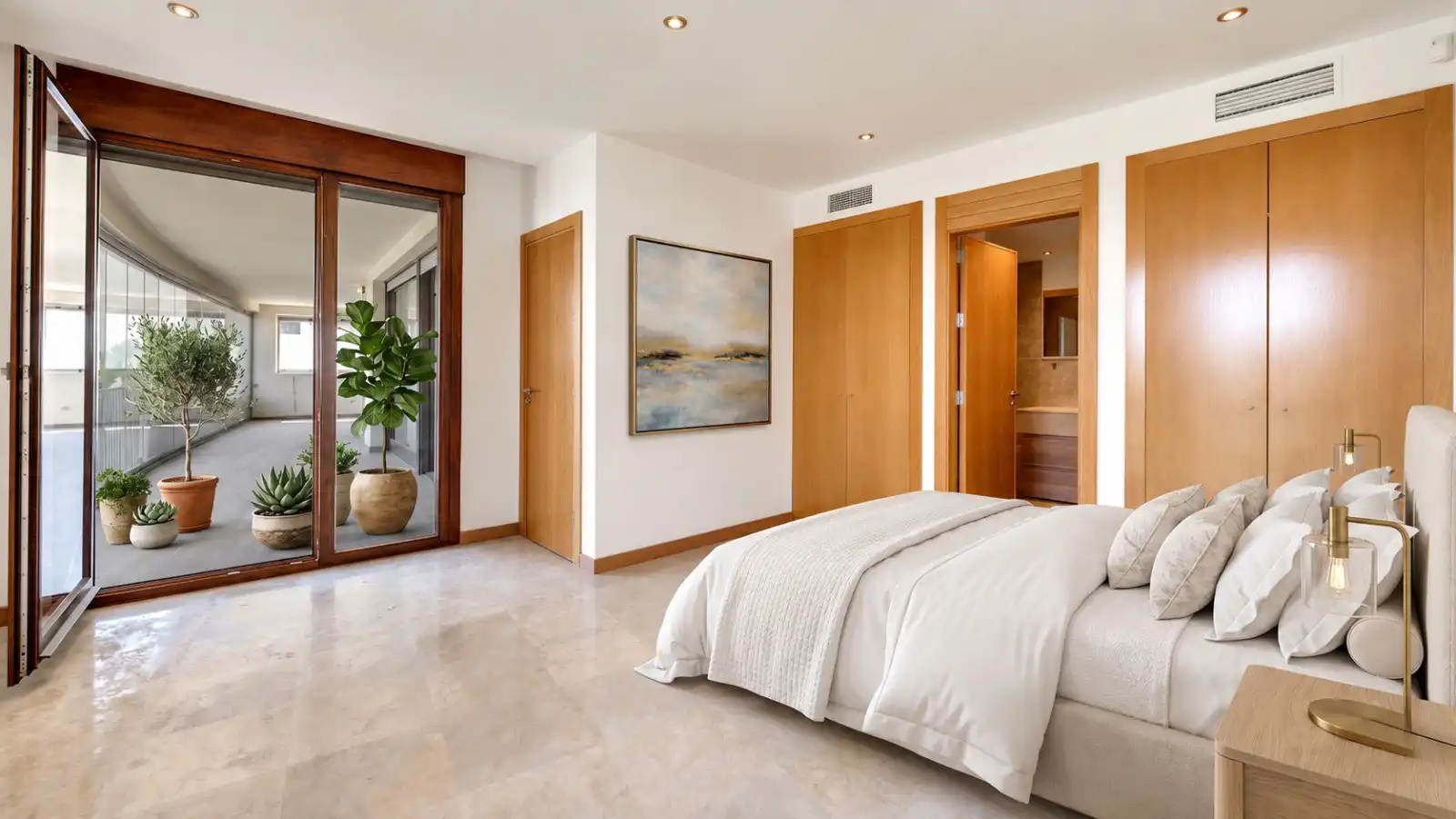 Bedroom of Apartments for sale in Marbella  with Air Conditioner, Heating and Terrace