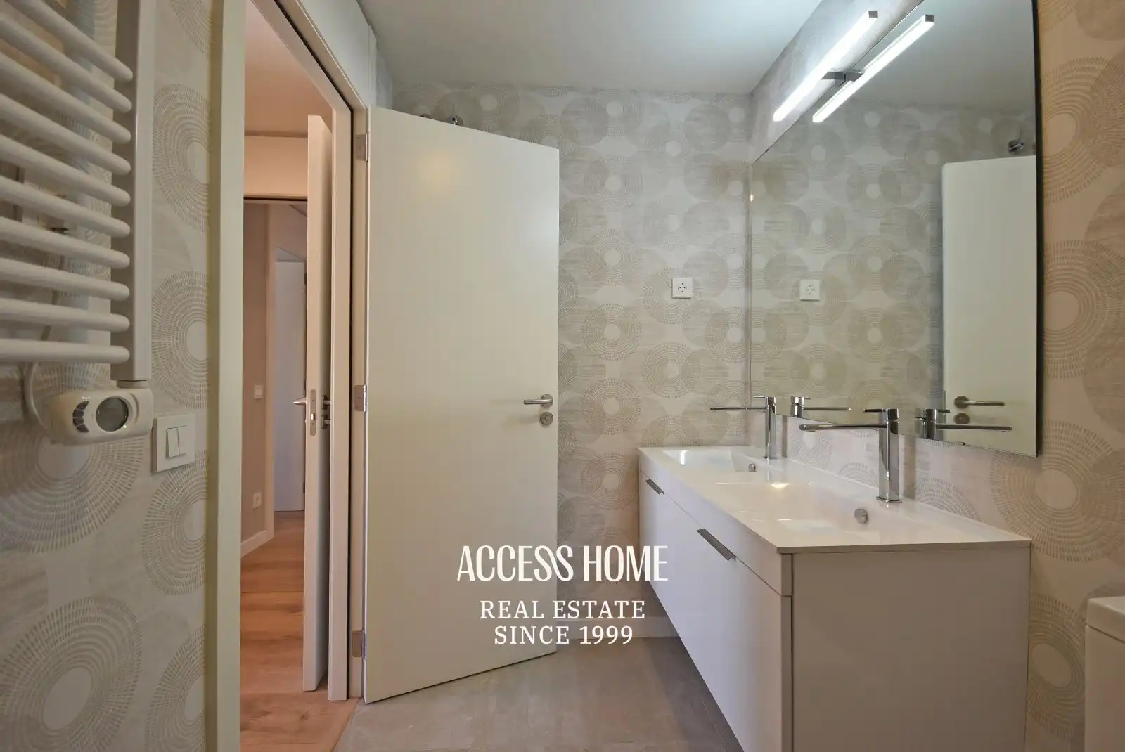 Badezimmer von Dachboden zum Verkauf in Montgat mit Klimaanlage, Heizung und Terrasse