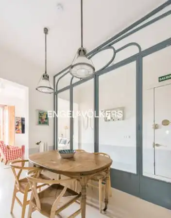 Esszimmer von Wohnung zur Miete in Madrid mit Klimaanlage, Heizung und Möbliert